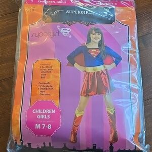 Supergirl Costume for Girls Size M 7-8